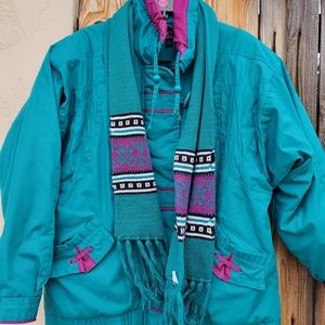 Vintage Retro Women's Winter jacket Pacer brand